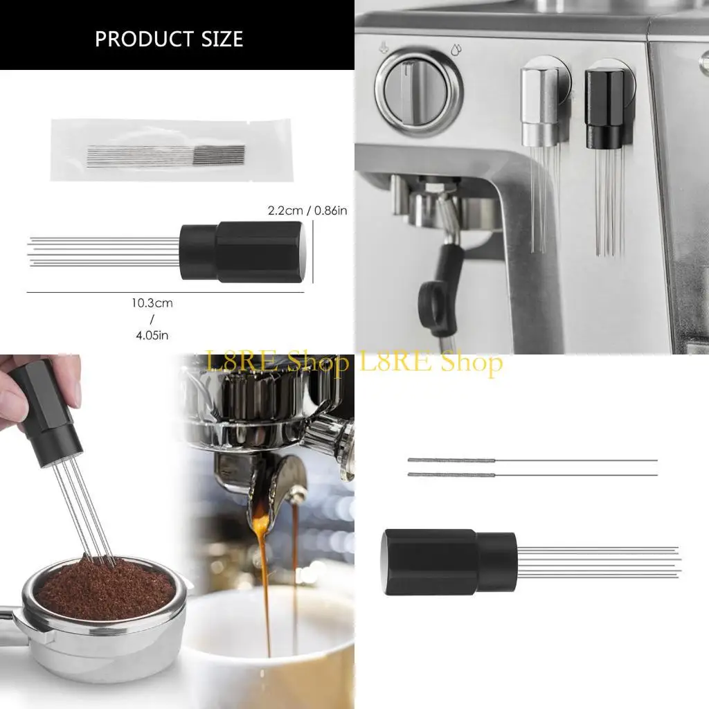 

L8RE Espresso Tool Metal Espresso Coffee Mirsrere тяжелый дистрибутив эспрессо из нержавеющей стали