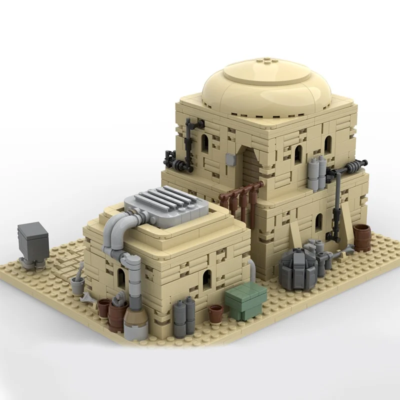 1144 個 MOC タトゥイーン モジュラーインテリア デザートスター モデルビルディングブロック クリエイティブクリスマスギフトアイデアおもちゃ ブリックキッズ誕生日