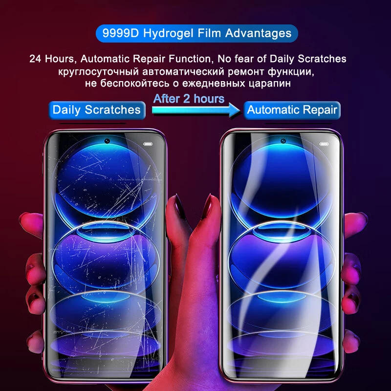 3/5Pcs Hydrogel Film For Xiaomi Mi 14 13 12T 11T 11 10T 10 9T Pro Lite Screen Protector For Mi 8 11 Note 10 Pro Lite 5G Film