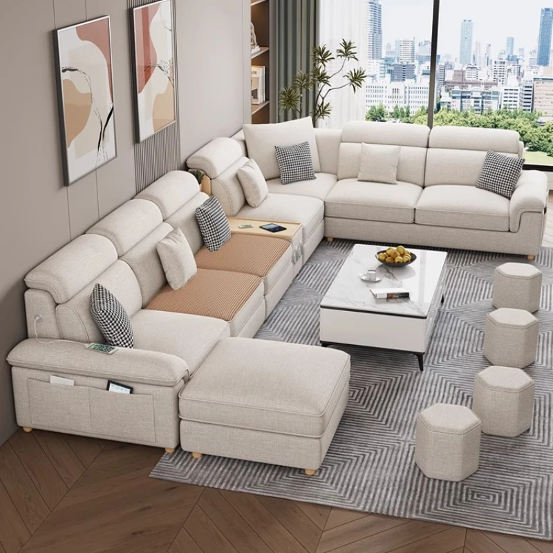 

Double Europe Sofas Minimalist Designer Lounge Apartment Sofa Living Room Elegant Articulos Para El Hogar Home Furniture