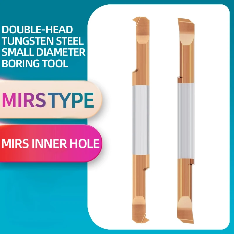 

1 шт. MTRS MIRS 3 4 5 6 7 Расточный инструмент с двойной головкой малого диаметра Micro Маленький расточный инструмент для внутренних отверстий Расточный инструмент из вольфрамовой стали