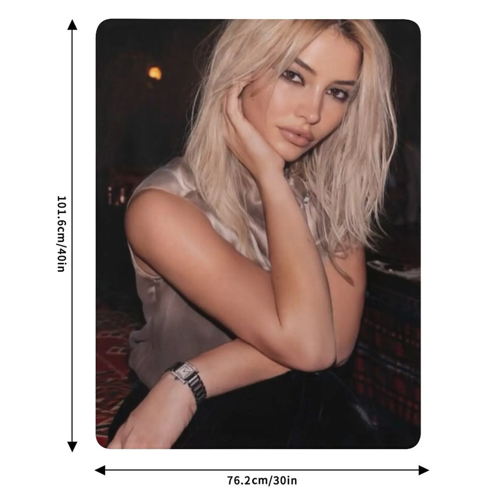 مادلين كلاين رمي بطانية أريكة تأثيري أنيمي القطبية الفانيلا النسيج البطانيات #6