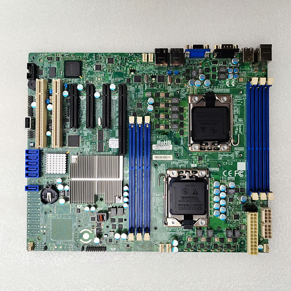 Imagem -04 - para o Processador Xeon da Placa-mãe do Servidor Supermicro 5600 5500 Séries Ddr3 Sata2 X8dtl-i