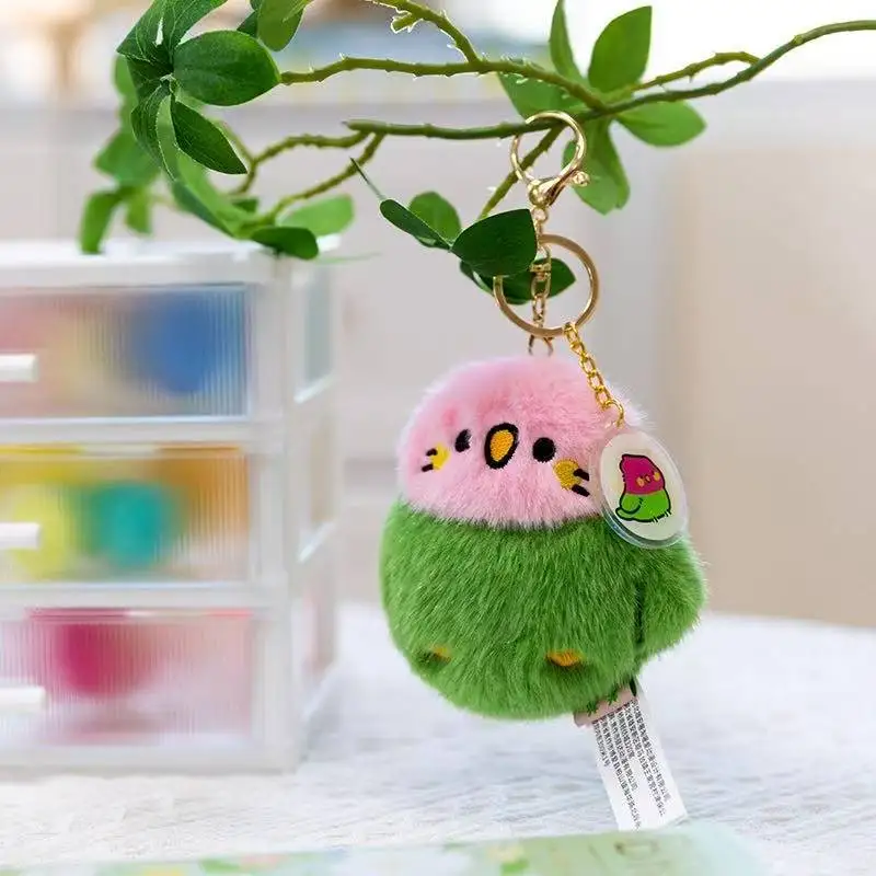 Nieuwste Fat Bird Rugzak Hanger Sleutelhanger Kawaii Gevulde Knuffel Pop Cartoon Anime Leuke Cadeau Pop voor Vrienden Vakantie Pop