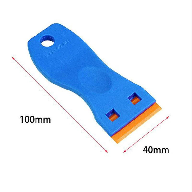 11pcs/2pcs Plastic Razor Scraper,Double Edged Plastic Blades Removing Car Labels Stickers Glue Decals On Glass Window