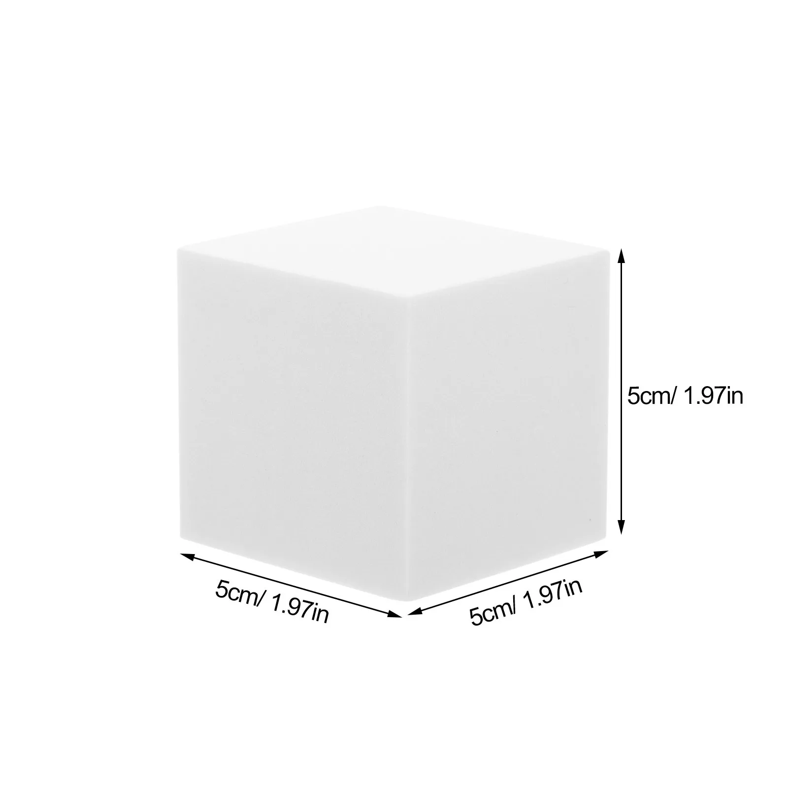 6 قطع كبيرة من مكعبات الرغوة الفارغة الناعمة خفيفة الوزن كتل حرفية يمكنك صنعها بنفسك لتزيين حفلات الزفاف وأعياد الميلاد كتلة إسفنجية