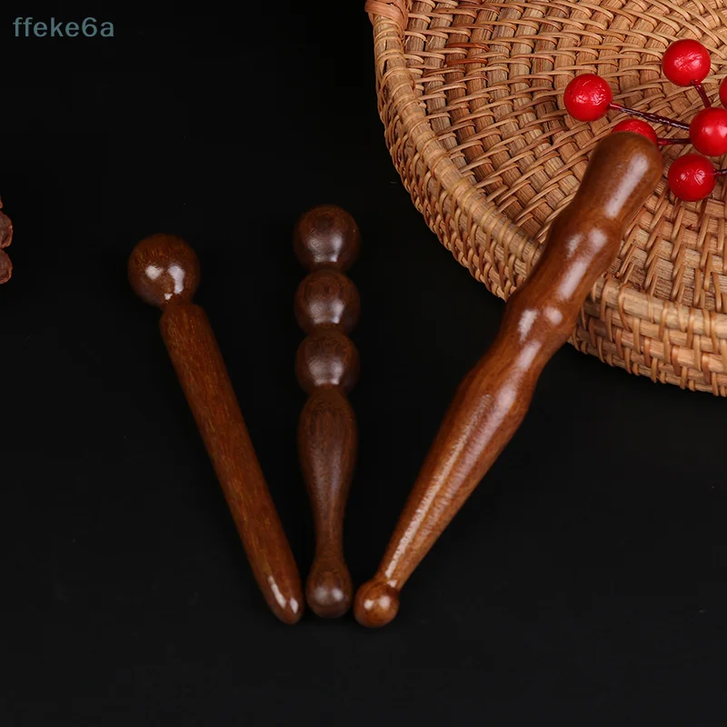 1PC Wooden Spa Muscle Stick Cellulite Deep Tissue Fascia Trigger Point Release Self Foot Body Thai Massage Stick Tools