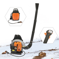 Powerful Backpack Gasoline Leaf Blower, 2.7KW Air-Cooled Engine, 65CC, Efficient for Snow, Leaf Clearance, and Dust Removal