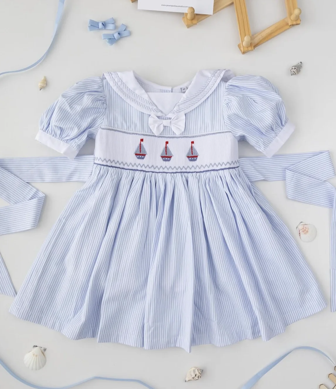 

0-12Y Baby Girl Handmade Smocked Flower Embroidery Floral Vintage Princess Purple Dress for Party Eid Holiday Photography A53