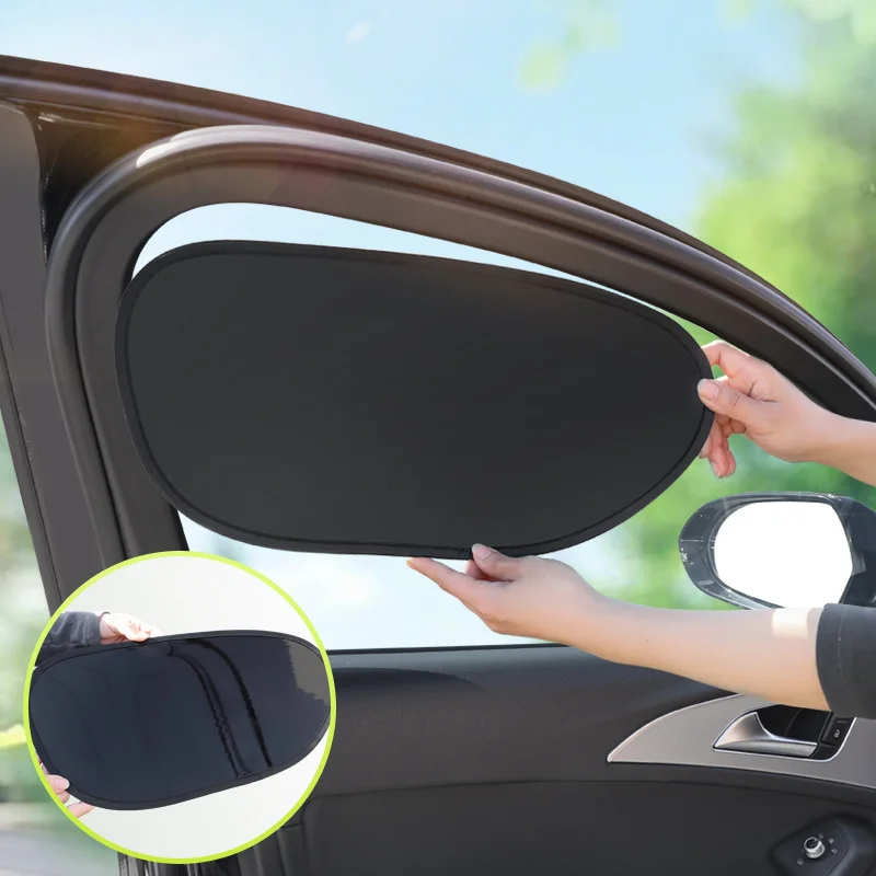 Car Summer Sunshade for Driver Seat Heat Insulation and Cooling Static Film Sunshade No Trace Blocks No View
