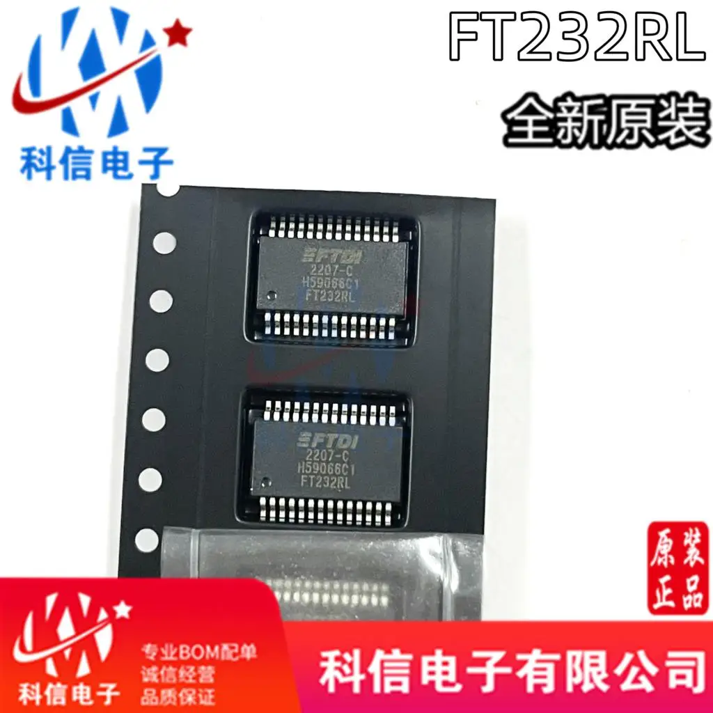 

FT232RL-REEL USB UART Original, SSOP-28. Power IC