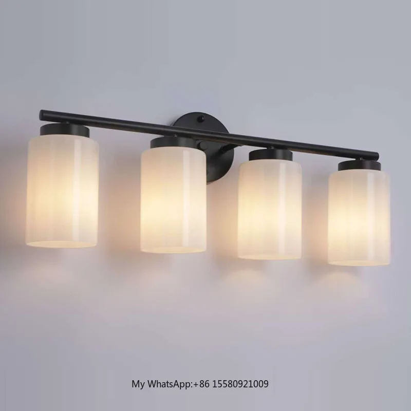 6 Lights 37'' Gold LED Modern Vanity Light for Bathroom Mirror Wall Lamp Fixture