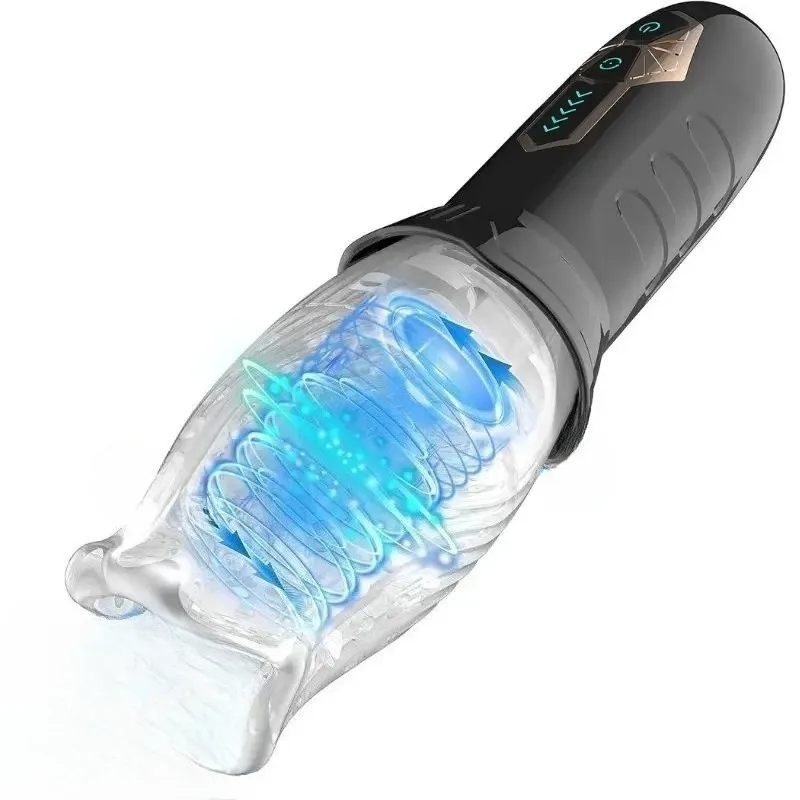 Rotating Male Stroker 10 Vibration Modes Portable Personal Massager Adult Wellness Toy for Men Discreet & Portable Waterproof