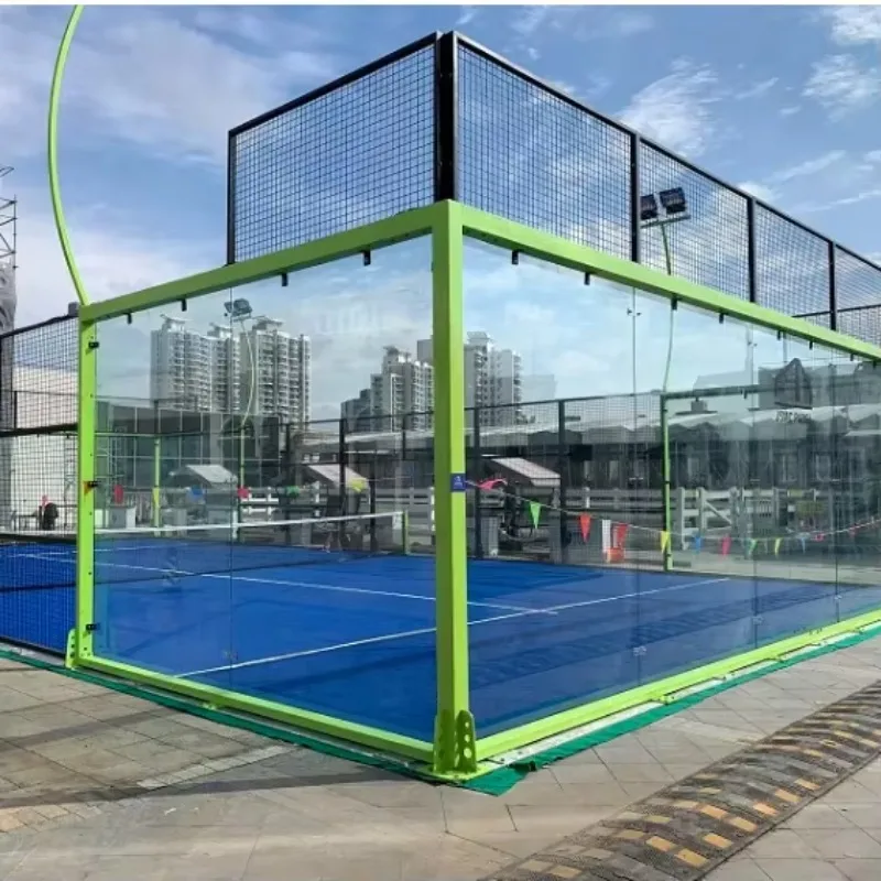 High Quality Panoramic Padel Tennis Court Padel Tennis Court Price Paddle Tennis Court(Deposit Price,Inquiry Before Order)
