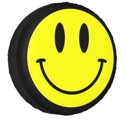Smile Face Spare Wheel Tire Cover for Honda CRV Jeep RV SUV Trailer Vehicle Accessories 14