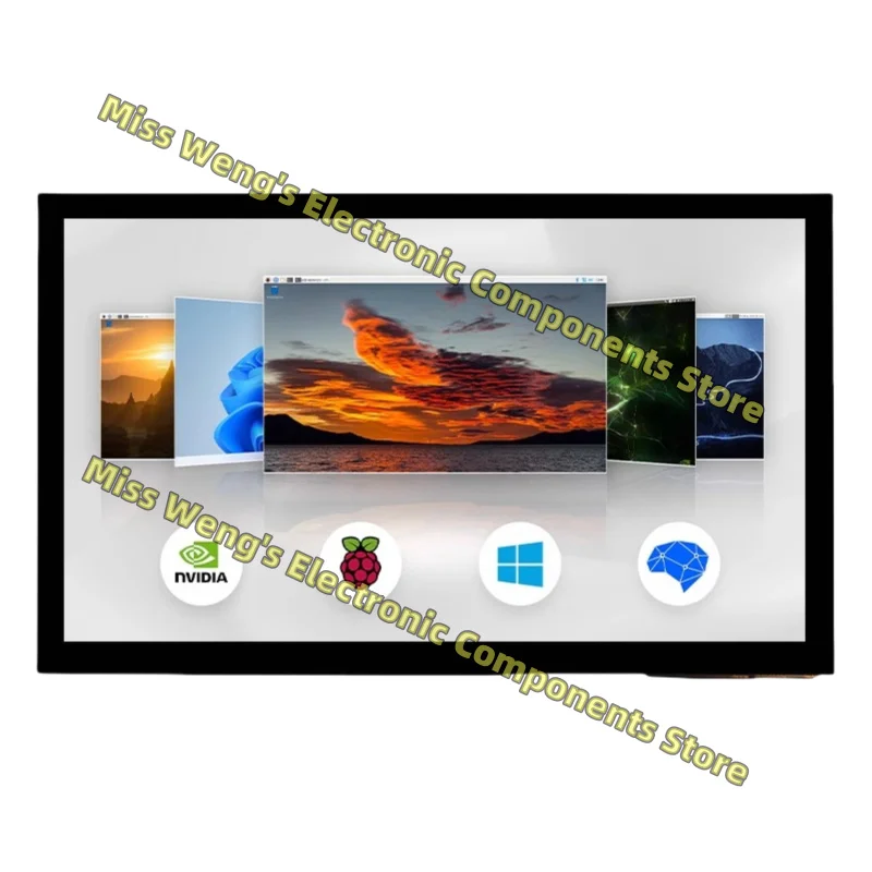 Raspberry Pi 5th generation/PC/JetsonNano 10 point touch IPS screen full lamination 10.1inch HDMI LCD (E)