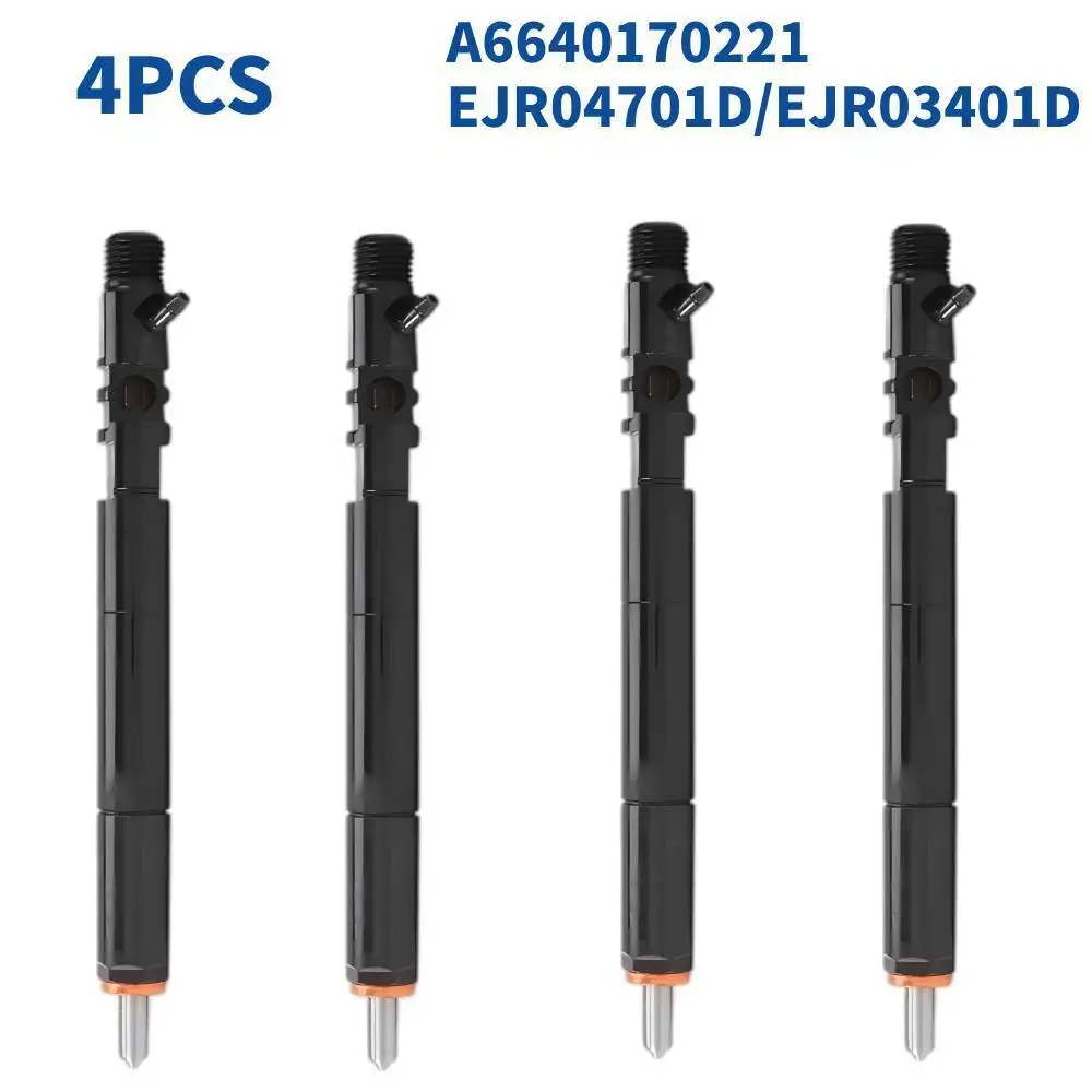 

4PCS A6640170221 Diesel Fuel Injector EJBR04701D for Ssangyong Actyon Kyron Rexton