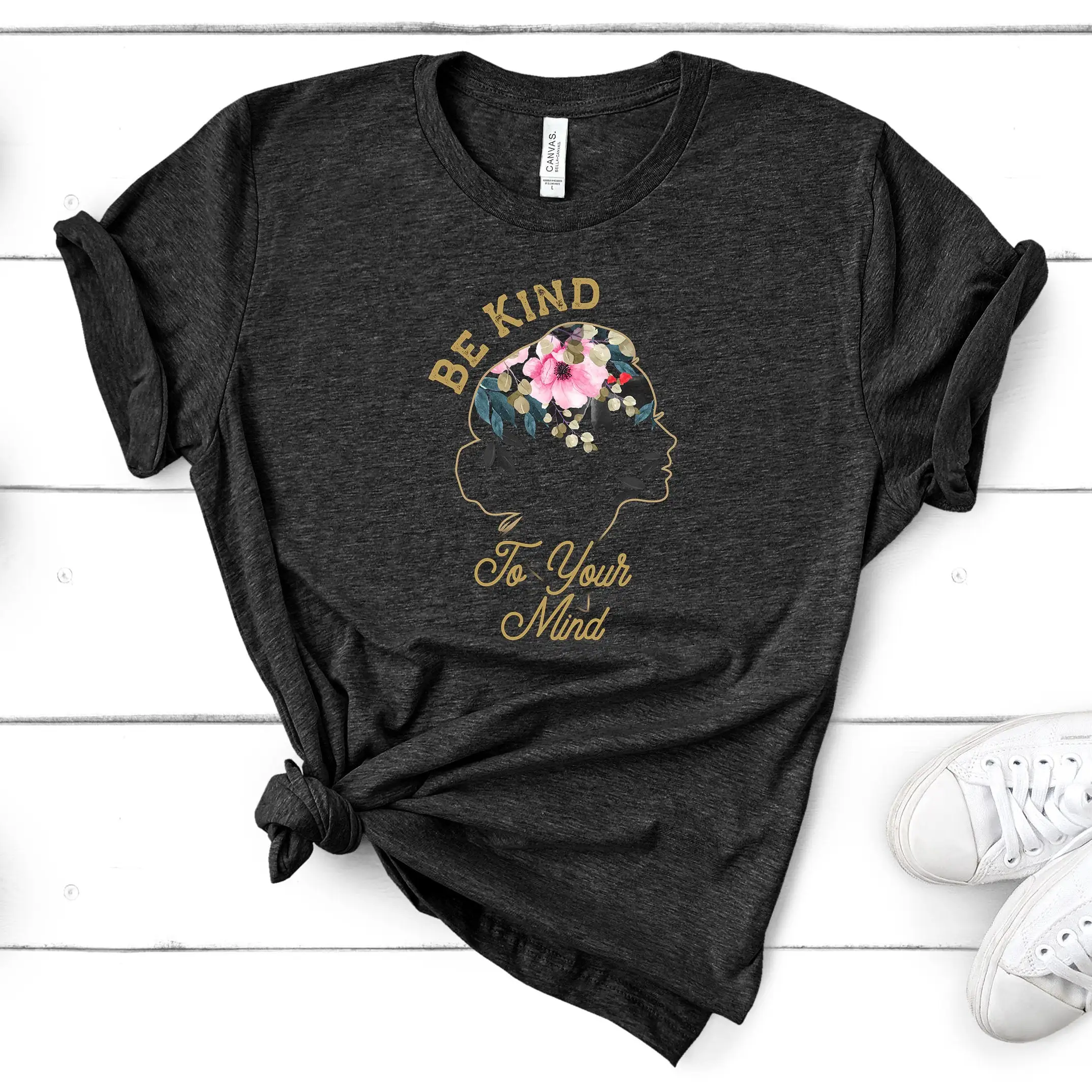 

Футболка для информирования о психическом здоровье будьте добры к своему интеллекту