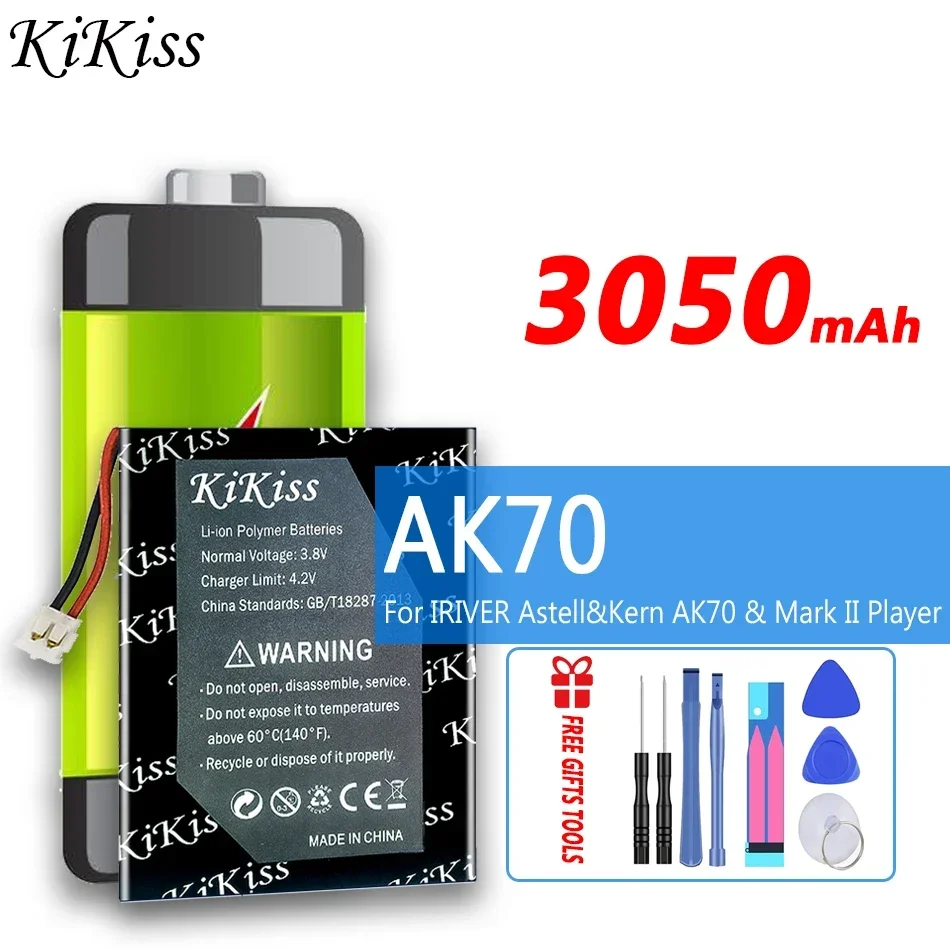 

Powerful 3050mAh Player Battery for iRiver Astell&Kern AK70 & Mark II Player MarkII, AK70