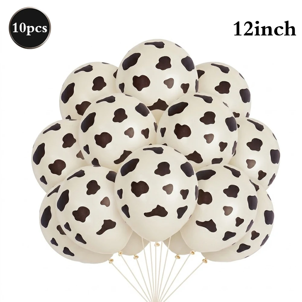 Niedliches Kuh-Themen-Partyset, Bauernhof-Tier Geburtstagsdekoration, Moo Tischgeschirr-Set mit Papptellern, Bechern, Tischdecke, Babyparty- und Kinderfavors – Detail 8