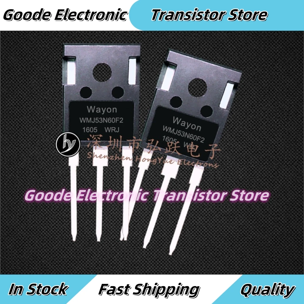 10PCS WMJ53N60F2 TO-247  600V 53A  Fast Shipping Best Quality