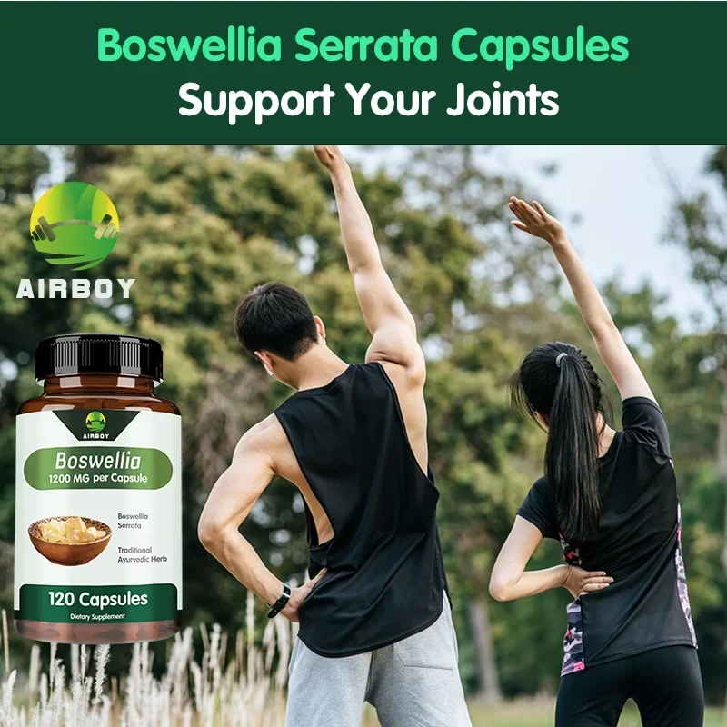 

Boswellia Serrata Extract Capsules - Joint Support, Joint Pain Relief, and Joint Flexibility EnhancementSupplement