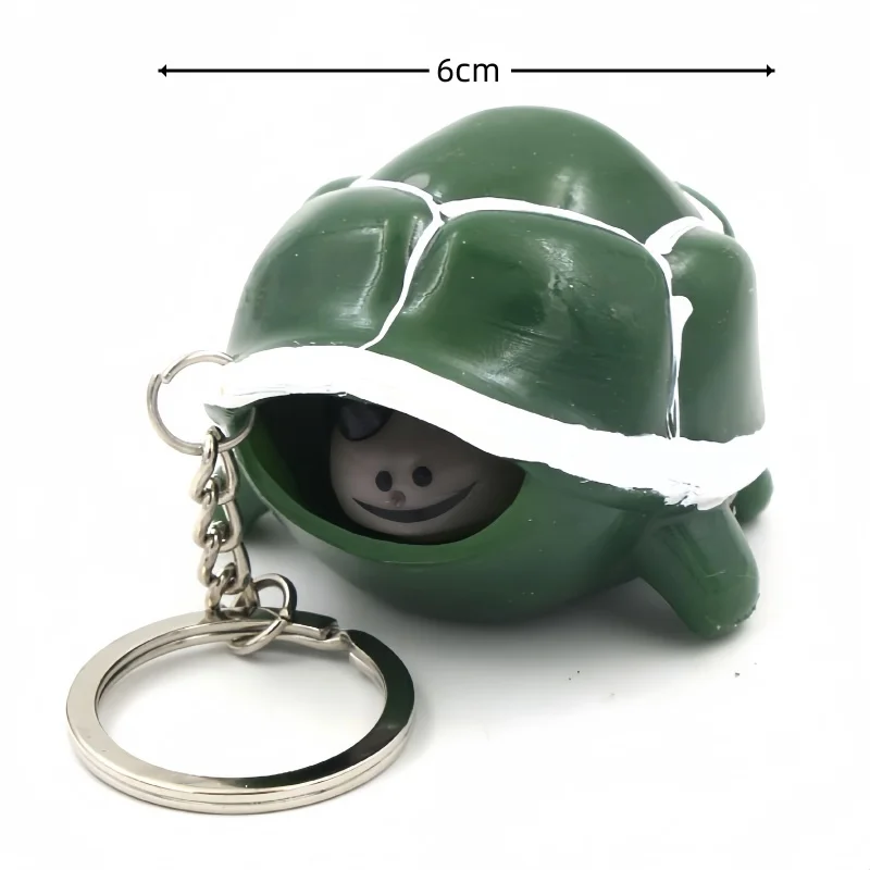 Tortoise Squeeze Toys ADHD Stress Relief Key Chain Fidget Toys Funny Stress Ball For Kids Adult Cartoon Turtle Stress Relief Toy