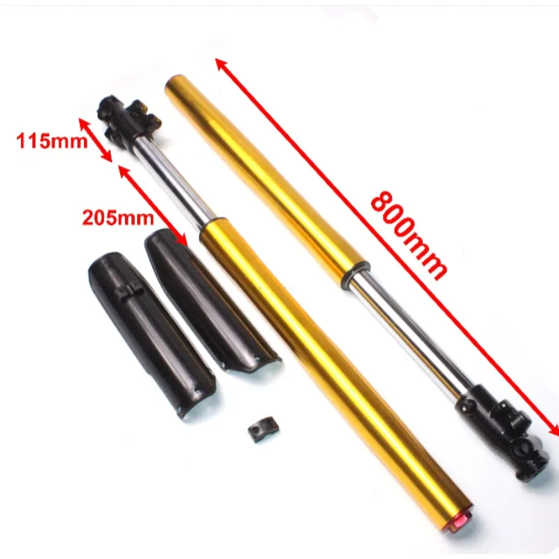 Motorcycle Front Inverted Fork 800MM Shock Absorbing Protective Shell Fit for CRF KLX Dirt Bike Pit Bike - Suspension Upgrade
