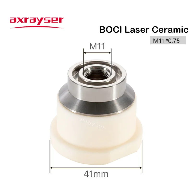 Imagem -03 - Boci Laser Cerâmica Corpo Dia.41 mm M11 Anel de Suporte de Bico para Cabeça de Corte de Fibra de Alta Potência Blt420 Blt641