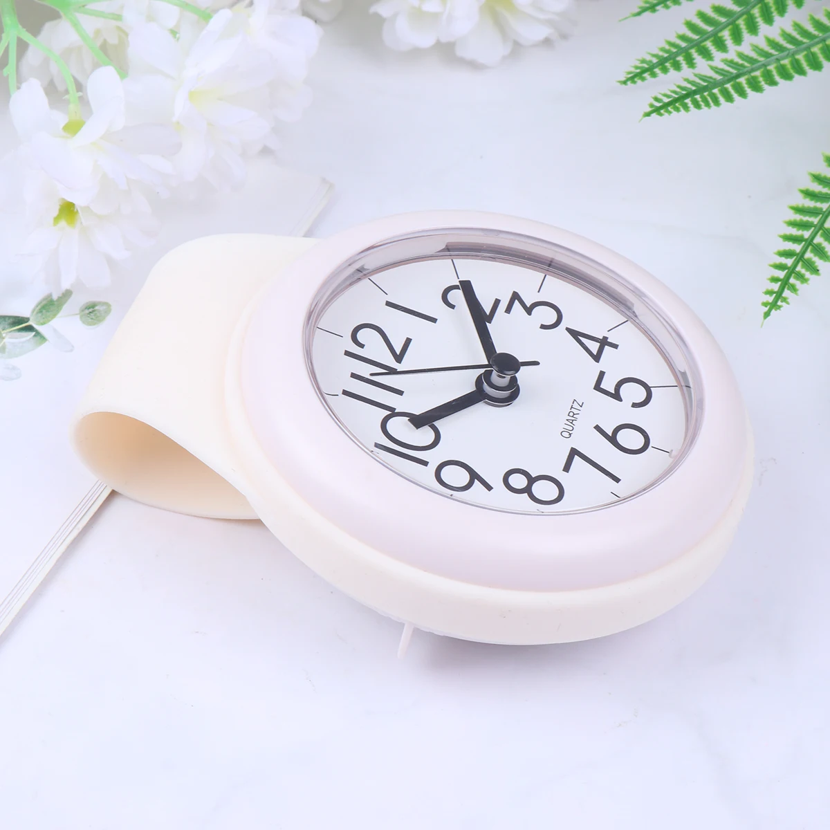 

Bathroom Safe Wall Clocks Waterproof Hanging Digital Shower Silent Non-ticking Fashion