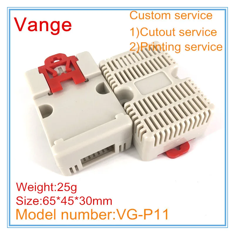 Vange PLC controller junction box 65*45*30mm ABS plastic case enclosure diy