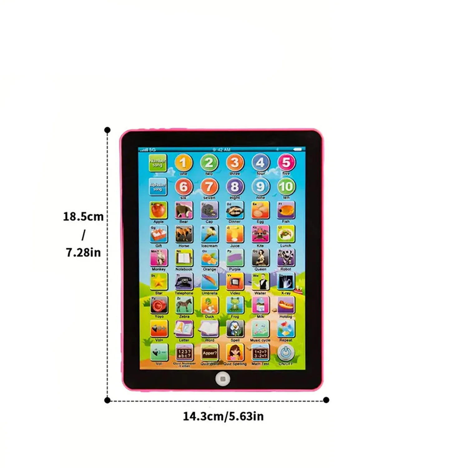 Máquina de aprendizaje para niños, tableta, máquina de lectura, juguete de aprendizaje, mini máquina de lectura para educación temprana