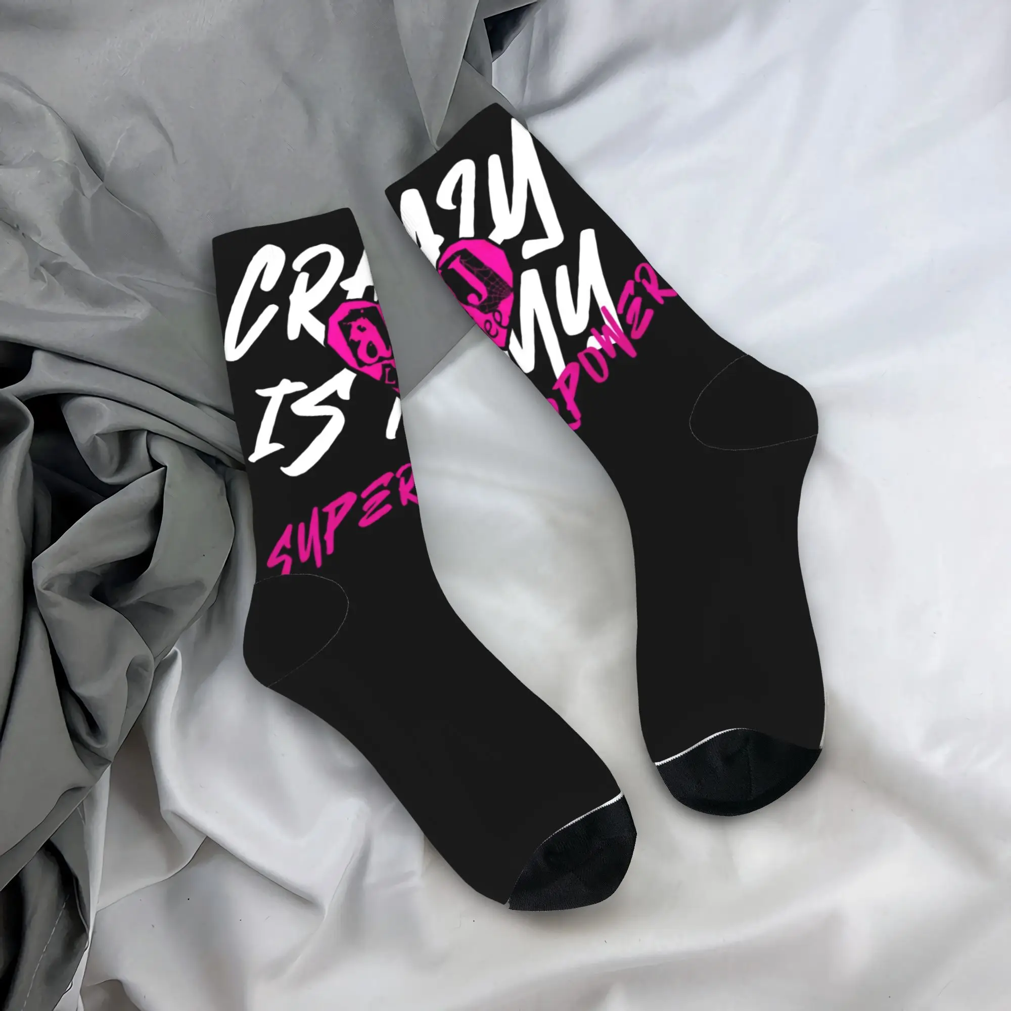 

AJ Lee Wrestling Divas Stockings Unisex Men Socks Breathable Kawaii Socks Winter Outdoor Sports Anti Bacterial Pattern Socks