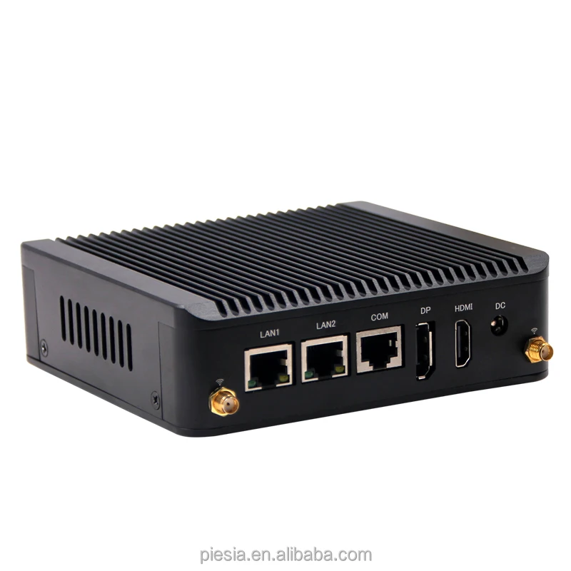 Professional Industrial Mini Pc Dual Lan Win7 WIN10 Xp Linux Fanless Embedded Computer with Integrated I/O