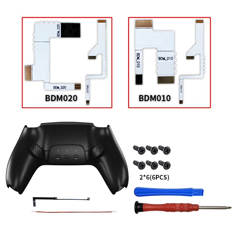 Imagem -03 - Bdm 030 Back Button Controller Attachment Kit Upgrade Board Shell Redesenhado Programável Ascensão Remap Acessórios