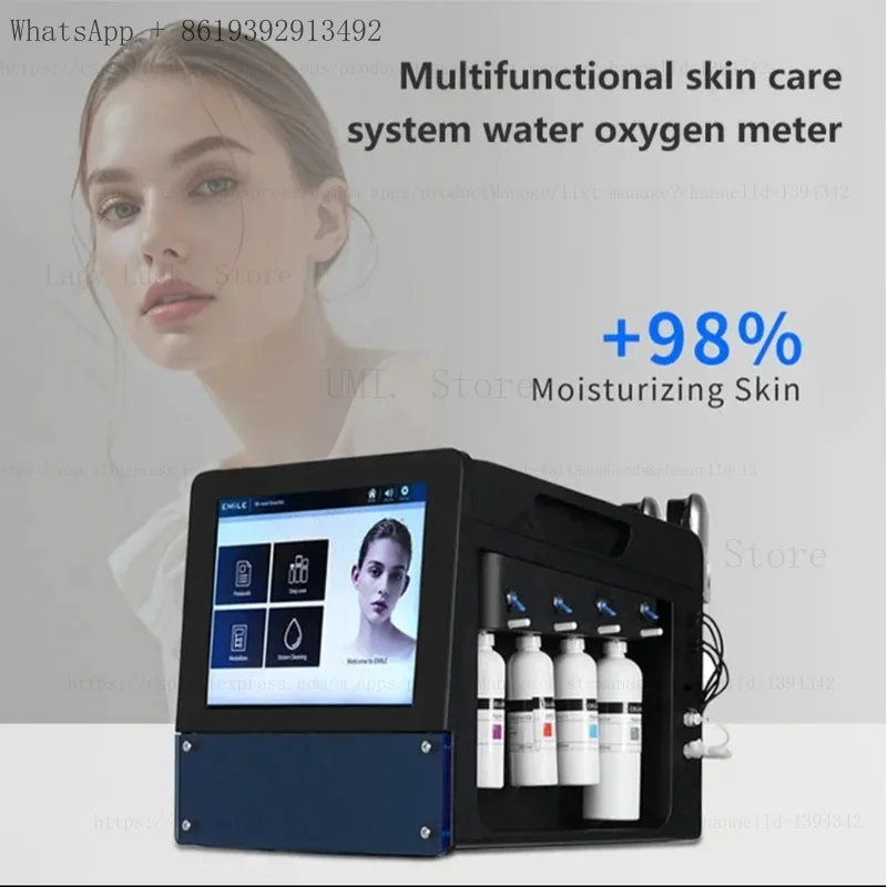 2026 Newest 3 in 1 Skin care machines Vacuum Cup Blackhead removal Skin firming Oxygen Jet Deep Cleansing
