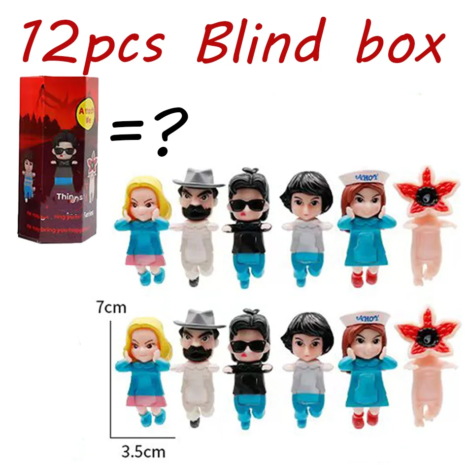 Hot 7cm Anime PVC Blind Box Series TV Role Figures Mini Statue Peripheral Desk Ornaments Doll Fans Kids Halloween/Christmas Gift