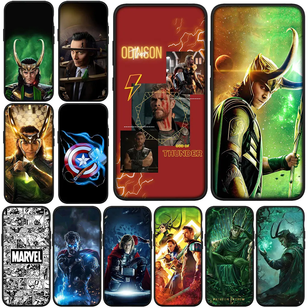 Мягкий чехол для Xiaomi Redmi Note 12 10 11 9 8 Pro Max 10C 12C 8T 9T Note12 4G 5G Loki Marvel Thor Odinson, чехол для телефона