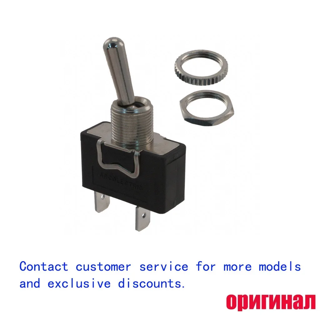 Original Arcolectric C3900BA Toggle Switch SPST 20A 277VAC High Current Slide Switch Bulgin Group