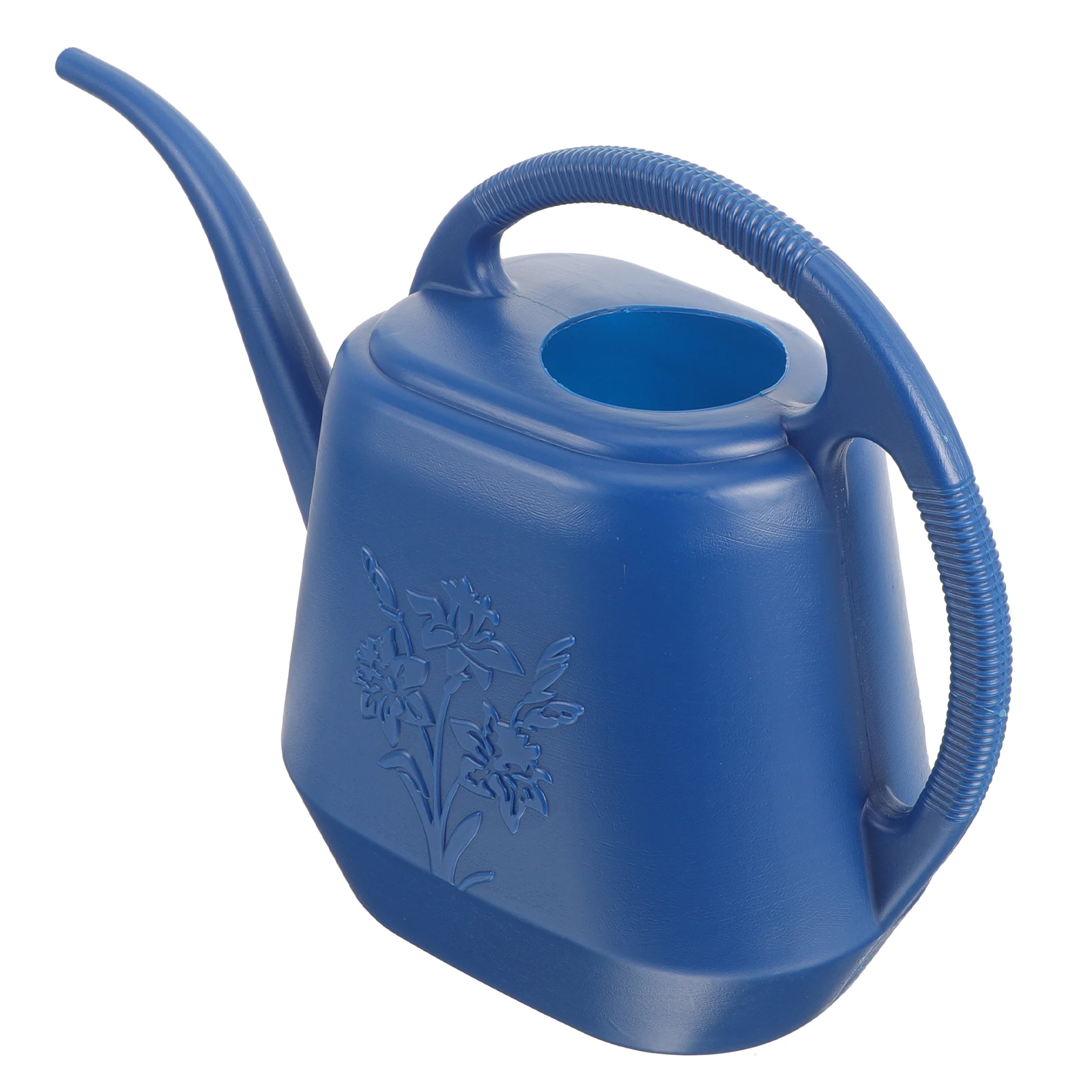 

Long Spout Watering Can 4L Blue Plastic Large Opening Ergonomic H Gardening Tool Indoor Outdoor Flower Plant