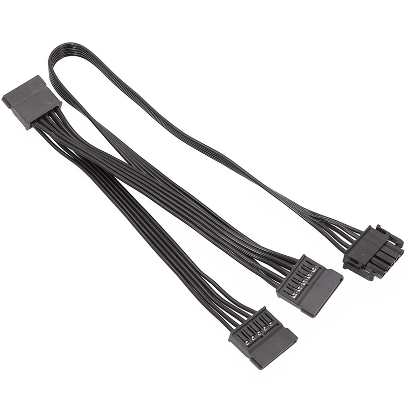 Cabo de alimentação para Enermax PSU Modular, SATA Periférico, 5Pin a 3 Port