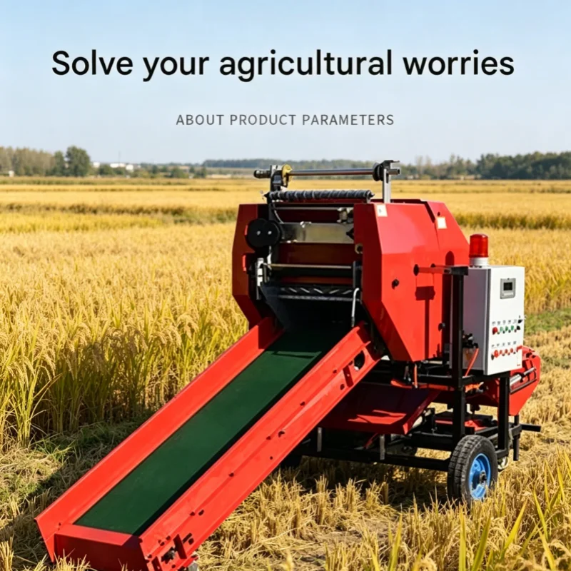 Silage Baler Machine - Combine Silage Harvester and Baler Machine