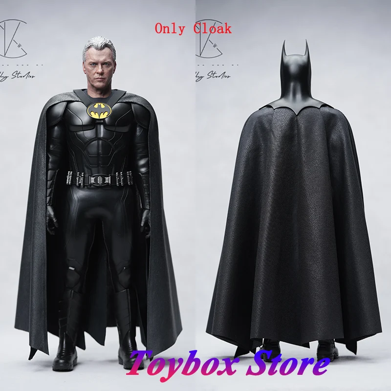 

[No Figure] Hottoys 1/6 Keaton Bat Hero Mini Pleated Cloak Wireless Long Cape Toys Accessory For 12" HT Figurine Kelly Studio