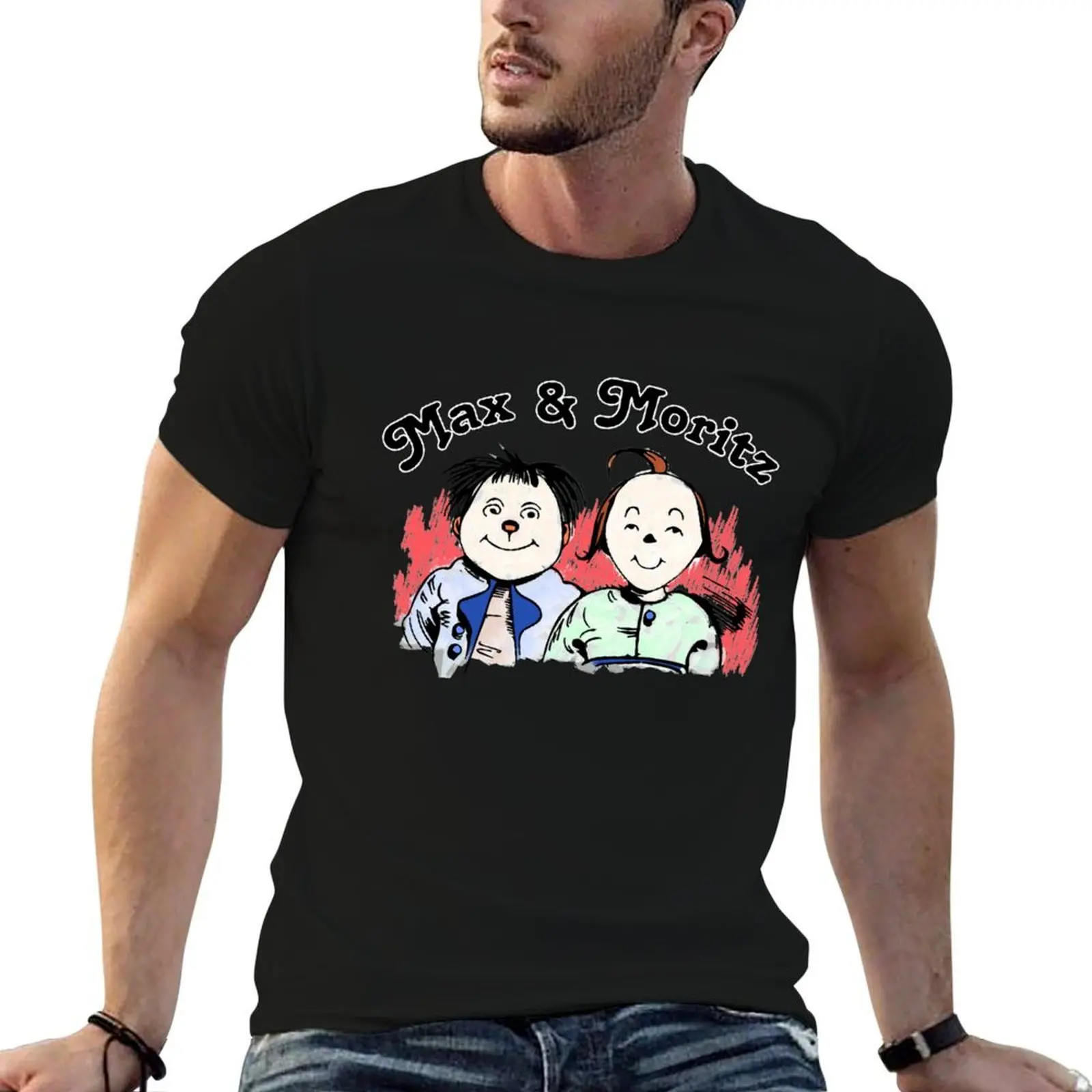 

Max and Moritz, a classic of children's literature T-Shirt printed t shirts for man t shirt man luxury T-Shirt