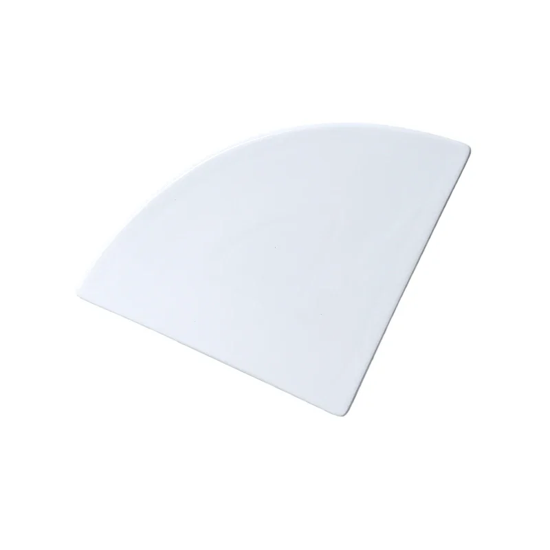Triangular Flat Plate White Ceramic Dinner Hotel Restaurant Decoration Dessert Modern Home Kitchen Steak Tableware
