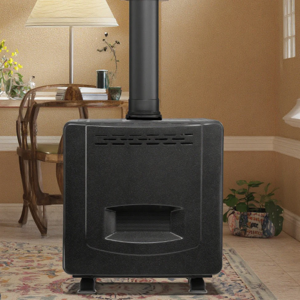 10KW Vented Convector Space Heater LPG Natural Gas Compatible Household Use Bedrooms Gardens Propane Fuel