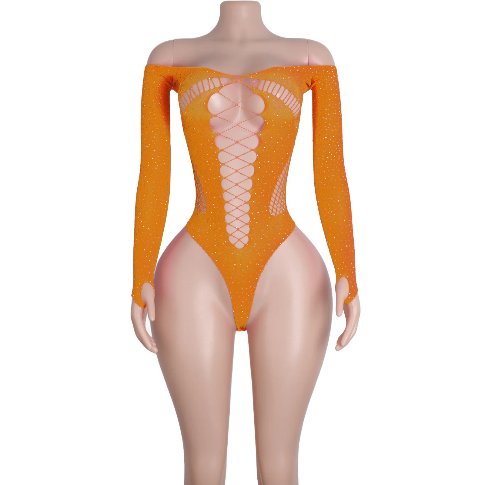 شبكة صيد السمك ارتداءها ملابس الرقص الغريبة بالجملة مثير كلوبوير متجرد العروض شبكة الملابس الداخلية العصرية ملهى ليلي ملابس الملابس الداخلية