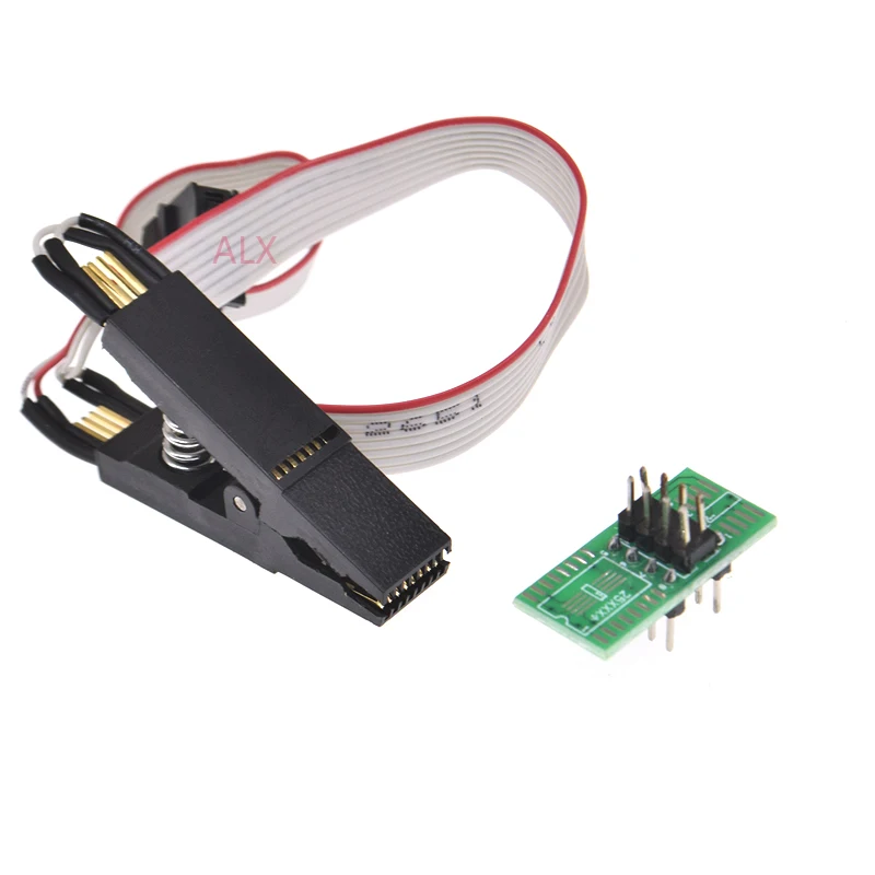 300mil SOP16 to dip8 FLASH CHIP IC Test Clips BIOS Programmer Socket adapter SOP SOIC SOIC16 CONVERTER for 25 SPI FLASH 25series