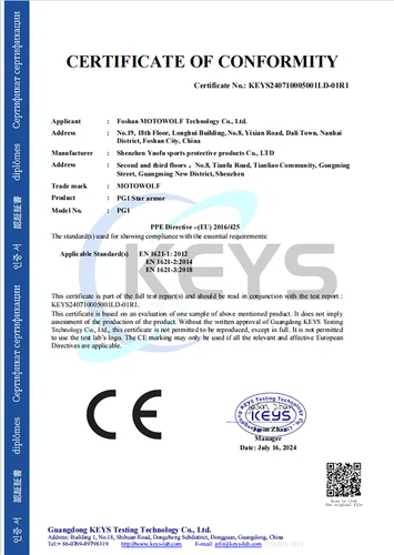 Imagen 2 del producto Chaqueta de motocicleta para hombre, armadura corporal para Moto, chaqueta de carreras para Motocross, aprobación CE, engranajes de protección para Moto
