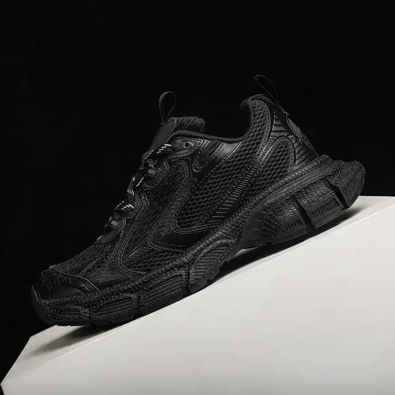 

With Lacing Big Sole Hiking Tennis Man Boots Red Male Shoes Men's Trekking Sneakers Sports Stylish Supplies Holiday Out